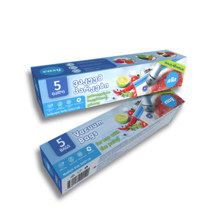 იზის მრავალჯერადი ვაკუუმ პარკები 5ც, საშუალო ზომა